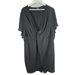 Torrid Women's Black Short Sleeve Baby Doll Mini Dress Size 4X | 26